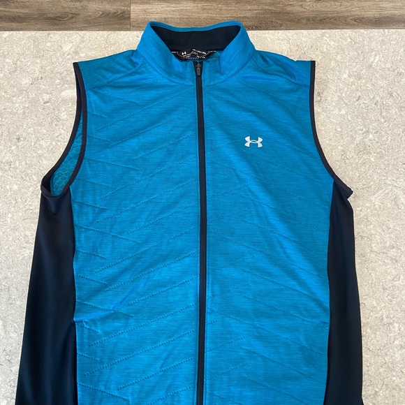 Under Armour Men's Teal and Black Vest - Picture 2 of 8